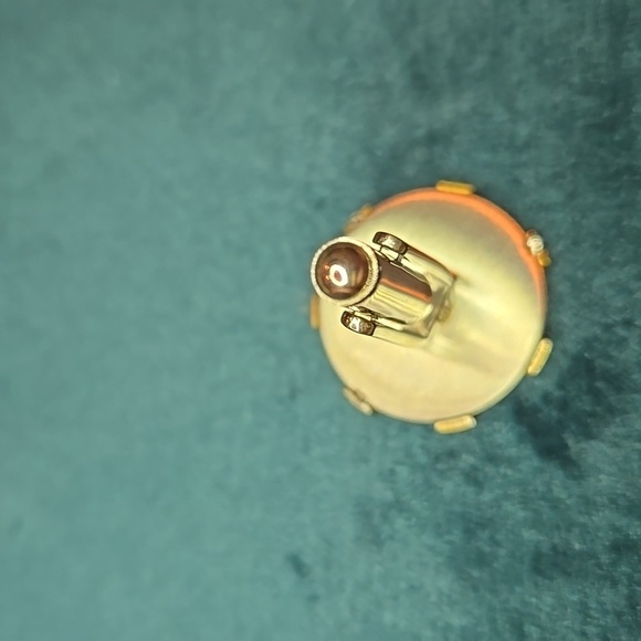 Stainless Steel Intricate Gold ToneCuff Links Brand New In Box - Picture 4 of 6